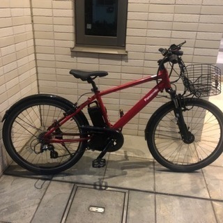 電動自転車 パナソニック ハリヤー 赤 