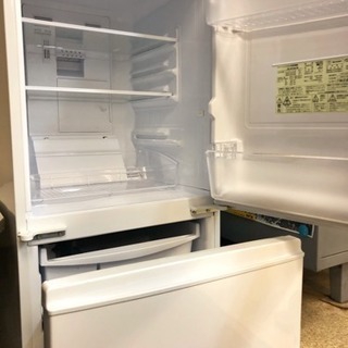 シャープ冷蔵庫 SHARP SJ-D14A-W 2015年製 137Lの画像