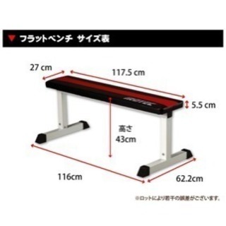 IROTEC(アイロテック) トライアルセットR40 フラットベンチ + ラバー ダンベル 40KGセット（片手20KG×2個）+ フラットベンチの画像