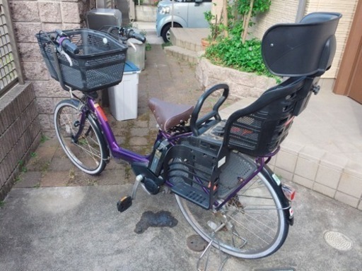 【ご成約済】ブリジストン電動自転車★子供椅子付き
