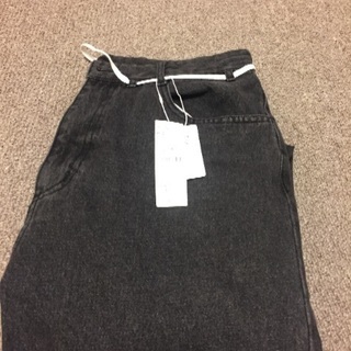 レイジブルーデニムシューレースワイドパンツの画像