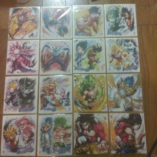 ドラゴンボール 色紙 16種類フルコンプ art8