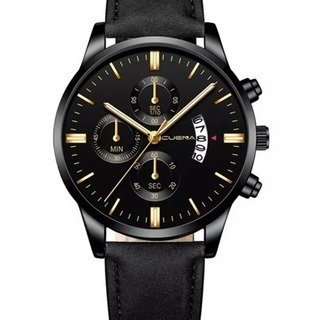 🌺 男クリスタルステンレス鋼スポーツアナログクォーツ腕時計の画像