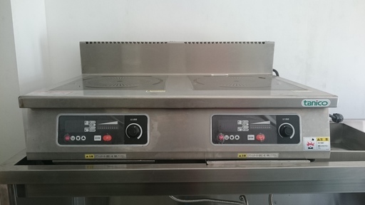 美品　業務用ＩＨコンロ　3相２００Ｖ