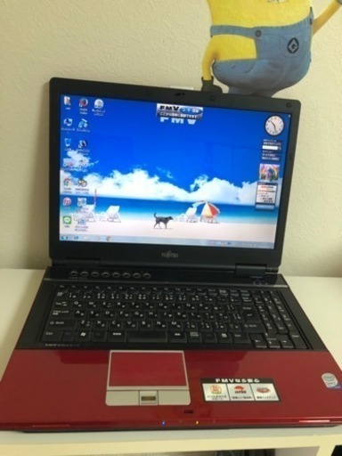 ［決まりました］人気のレッドです。 FUJITSU BIBLO NF/C70