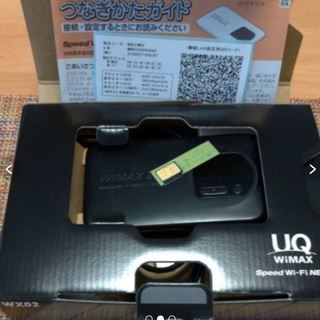 WX02 WiMAX 2+ マットブラック 解約済みの画像