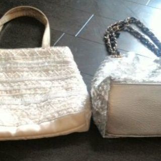 スパンコールポーチバッグの画像