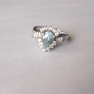 アクアマリンの指輪