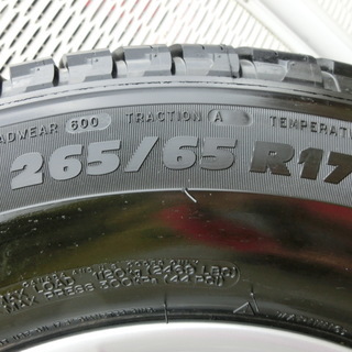 【スペアタイヤ】トヨタ　ランドクルーザー　プラド　17インチ　純正ホイール付きの画像