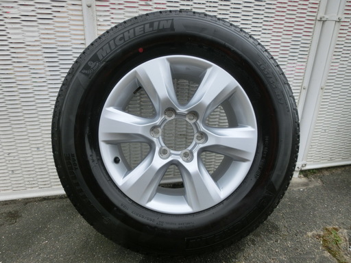 【スペアタイヤ】トヨタ　ランドクルーザー　プラド　17インチ　純正ホイール付き