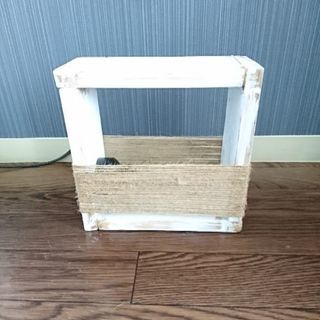 木製フロアライト あんどん 照明 ビンテージ風 インテリア