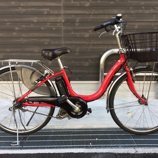 ヤマハ　パス　ナチュラ　新基準　子供乗せ　赤　8,7AH　アシスタ　ビビ　神戸市　電動自転車　地域限定