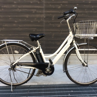 ヤマハ パス シティ 新基準 27インチ 8,1AH 白 アシスタ ビビ 神戸市