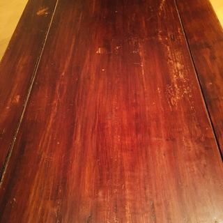 オールドチーク　オピウム・コーヒーテーブル　インドネシア アンティーク　チーク　opium coffee table の画像