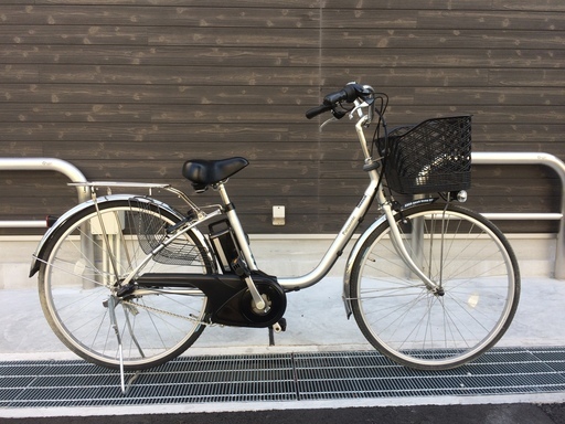 パナソニック　ビビ　TX　新基準　6,6AH　子供乗せ　シルバー　ナチュラ　アシスタ　神戸市　電動自転車　地域限定