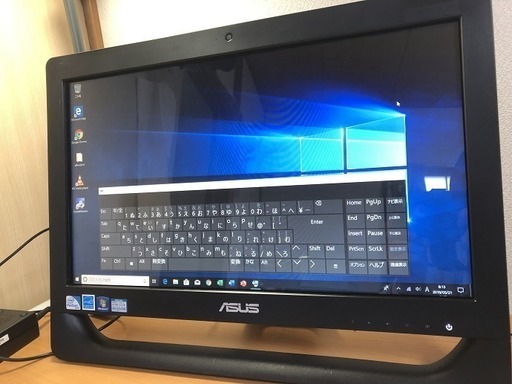 値下げ致しました。中古　ASUS All-in-One PC ET2012EUTS 新品SSD240GB　Core i3 3.30GHz 4GBメモリ