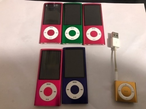 【2000円～ばら売りOK郵送も無料でOK】iPodnano5世代、iPodshuffle4世代　ケーブル付