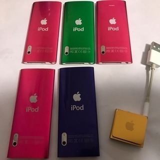 【2000円～ばら売りOK郵送も無料でOK】iPodnano5世代、iPodshuffle4世代　ケーブル付の画像