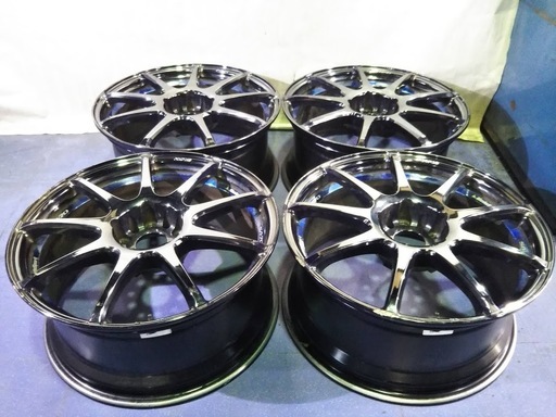 18インチ 日本製 ウエッズ WEDS スポーツ SA-70☆メッキ☆SA70【富山】PCD114.3 アルファード クラウン RAV4 プリウスα ハリアー C-HR デリカ D5