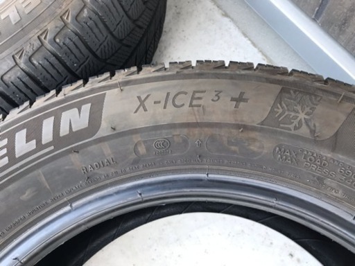 最終値下げ！スタッドレスタイヤ美品4本セット！195/65R15 ミシュラン エックスアイス3プラス MICHELIN X-ICE3+