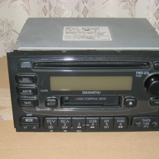 ダイハツ 純正 2DIN カセット/CD ミラジーノ モデルナン...