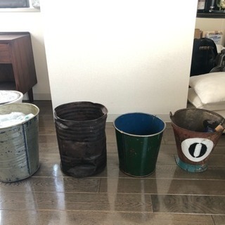 インテリア雑貨 バケツ アンティーク おしゃれ