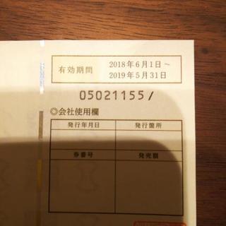 JR九州 株主優待券の画像