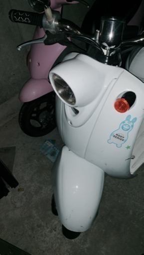 ホンダビーノ  50ccバイク 白綺麗です。