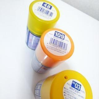 【未使用あり】カラースプレー6本セットの画像