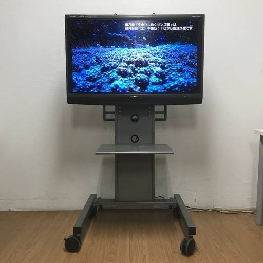 即日受渡可❣️シャープAQUOS40型テレビ.モニターラック付きテレビ15000円