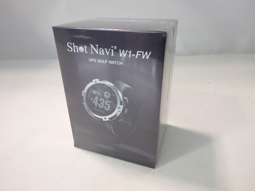 新品★Shot Navi/ショットナビ W1-FW ブラック 腕時計型 GPS ゴルフナビ/腕時計型GPSゴルフナビ