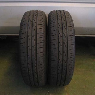 中古 2本セット バリ山 165/65R15 DUNLOP EN...
