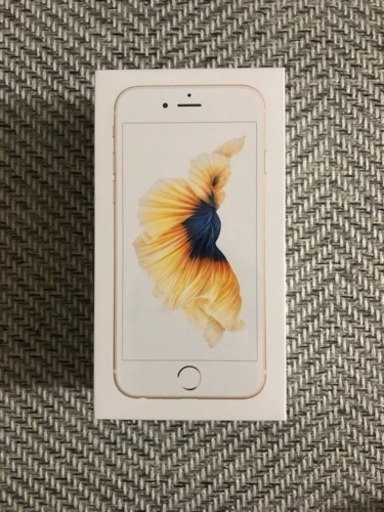 iPhone6s 新品開封 ゴールド