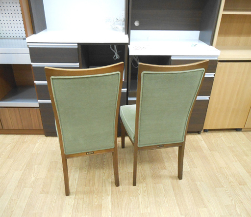 maruni/マルニ ダイニングチェア 2脚 セット 地中海 カンヌチェア クラシック家具 ファブリック 椅子 イス いす ☆ PayPay(ペイペイ)決済可能 ☆ 札幌市 清田区 平岡