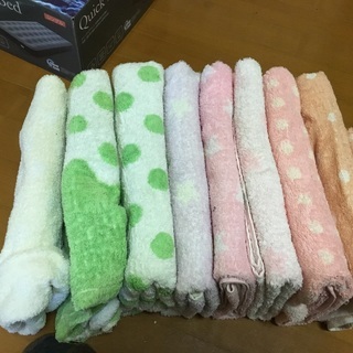 バスタオル8枚とタオル1枚の画像