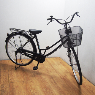 【良品】26インチ オーソドックスタイプ 自転車 黒 ブラック ...