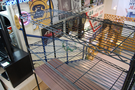 HOME ERECTA/ホームエレクタ 5段 メタルラック ウッドシェルフ ワイヤーシェルフ 棚 整理棚 陳列棚 収納棚 ☆ PayP