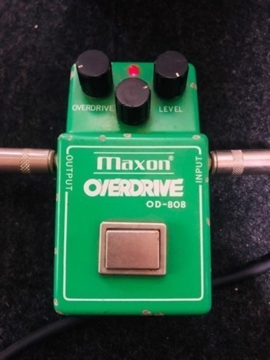 Maxon OD-808 OVERDRIVE・日本製ヴィンテージ・MP-DO12OIA・MAXON KU JRC4558D/0378チップ搭載 動作品！