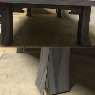 DECOLA デコラ ローテーブル 座卓 ちゃぶ台 幅120cm×奥行75cm×高さ33cmの画像