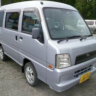 サンバーバン ４ＷＤ　ＡＴ　走行距離３．６万ｋｍ　４ナンバー　キーレスの画像