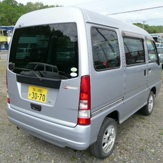 サンバーバン ４ＷＤ　ＡＴ　走行距離３．６万ｋｍ　４ナンバー　キーレスの画像