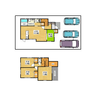 【価格改定！増税なのに値下げしました！】新築建売♪リバービューが望める広い屋根付きバルコニー♪ - 岡山市
