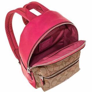 COACH ピンク ミニリュック バッグ