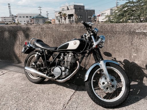 【交換希望】車検1年ありヤマハ SR400 キャブ車スカチューン