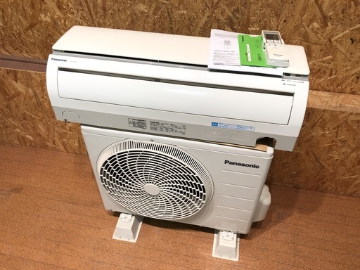 Panasonic 2011年 2.2kw 6畳用 ルームエアコン CS-J221C 分解クリーニング済