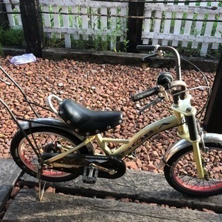 キャデラック アメリカンバイク風子供用自転車16インチ ジャンク...