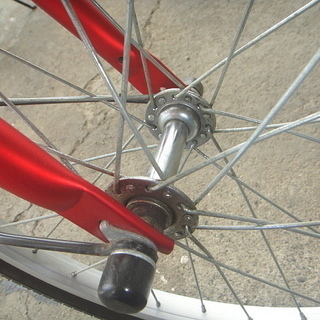 　中古美品　折り畳み式自転車　２０インチの画像