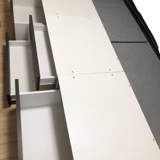 ニトリ収納ベッド シングル①の画像