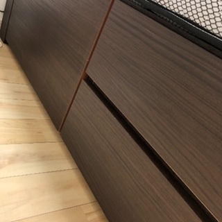 ニトリ収納ベッド シングル①の画像