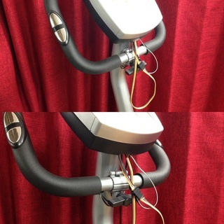 f190529-003Z PULSE フィットネスバイク エアロバイク  エアロバイク サイクルマシン 乾電池式 ダイエット 運動 動作確認済みの画像